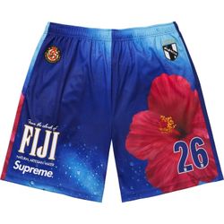 Supreme Supreme®/Fiji® Soccer Shorts Size XL SS25 New Sold Out 🔥