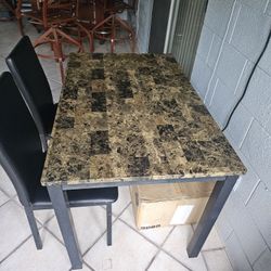 Table And 2 Chairs