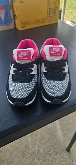 Brand New Nike Air Max 90 Toddler Shoes Size 11C Pink/Black/White
