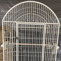XX-Large Strong Dome Top Parrot Bird Rolling Cage 