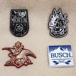 Vintage Anheuser Busch Magnets, lot of 4.