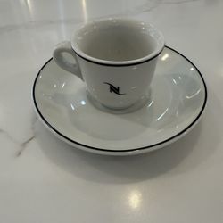 Nespresso White Espresso Cup with Black Detail