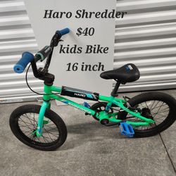 Haro Shredder 16 Inch Kids Bike