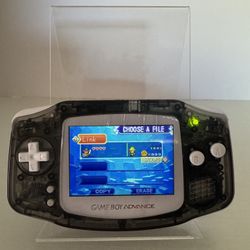 GBA w/ IPS Screen, Mirror Black