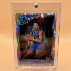 2018/19 Jalen Brunson Optic Shock Rated Rookie Card🔥
