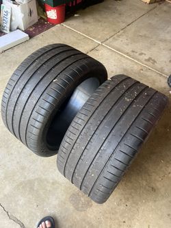 Set Of (2) 20” Michelin Racing Slicks