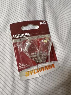 Sylvania Long life Car Light Bulbs 7443