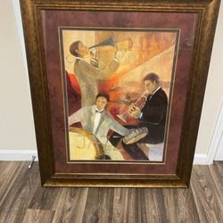 New Orleans Jazz, 45"LX37"WX2"T, Wall Decor