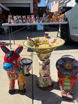 Macetas de Talavera y Decoraciónes,diferentes diseños y diferentes $$precios .
