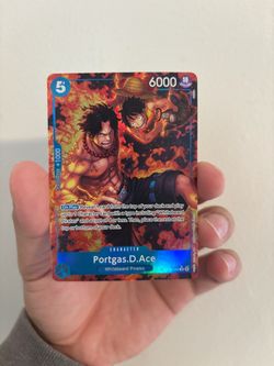 One Piece TCG Portgas.D.Ace Character Card