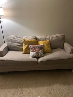 Cozy Neutral Sofa – 77” Long