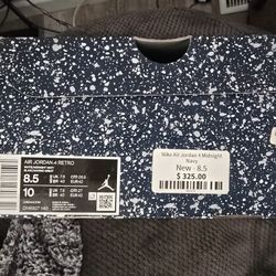*BOX ONLY* Nike Air Jordan 4 Retro Midnight Navy Men's 8.5