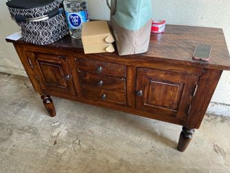 Free set of 2 console tables - world market