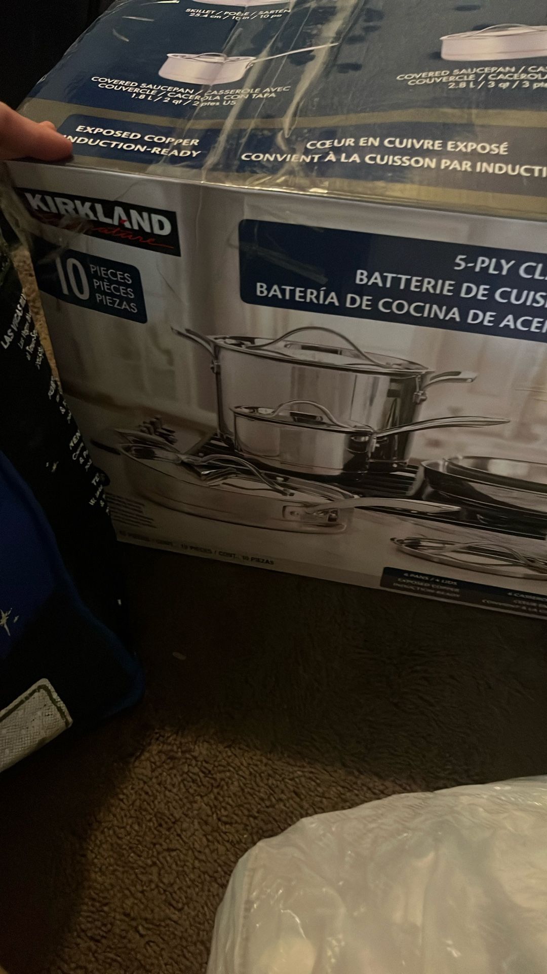 10 Pieces Kirkland Stainless Steel Cookware