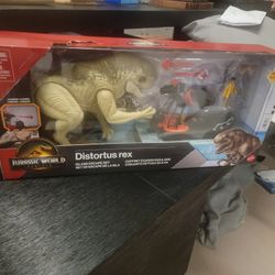 Jurassic World Rebirth Distortus Rex Island Escape Set - IN HAND-