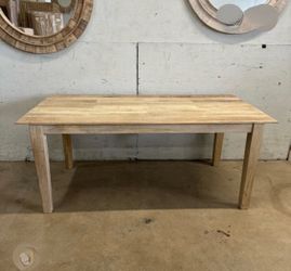 Nadeau Mango Wood Dining Table – Like New Very little use — kept in a formal dining room 36”W x 71”L x 30”H $150