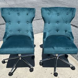 CIERRI IMPORTS modern upholstered desk chairs  - $75 a piece 