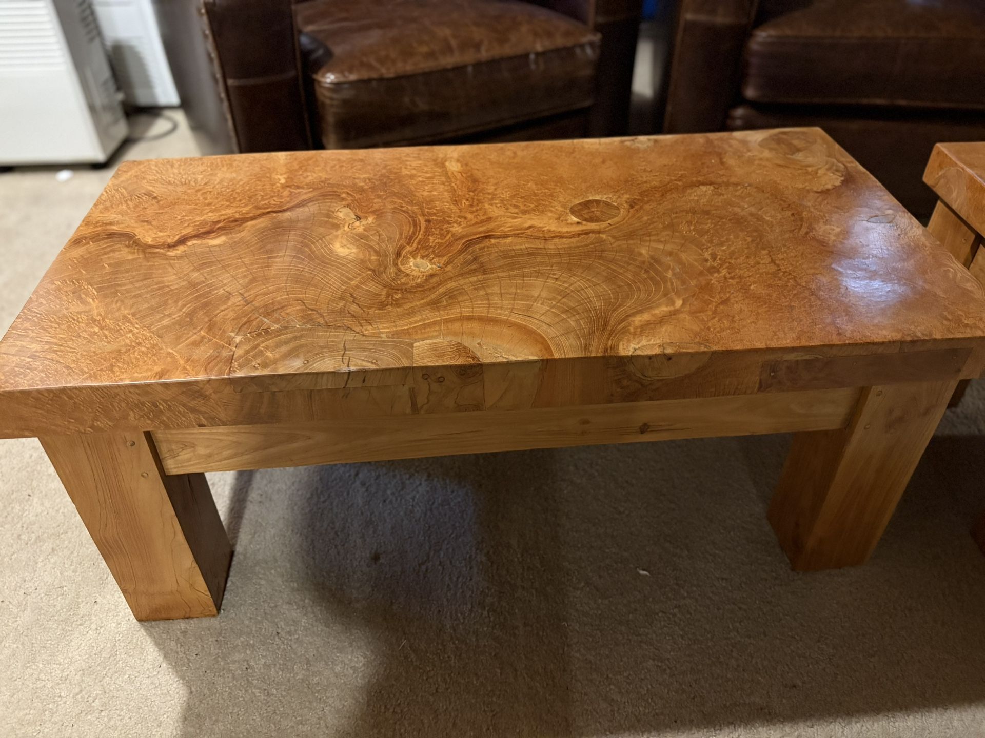 Burlwood Coffee Table 