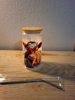Rainbow cow cup
