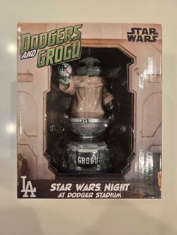LA Dodgers Grogu Star Wars Night Bobblehead