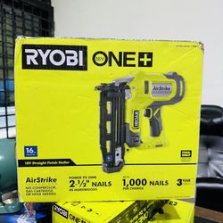 RYOBI ONE+ 18V AirStrike 16-Gauge Cordless Finish Nailer (Tool Only)