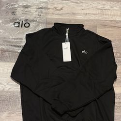 Black Alo Quarterzip Size M Brand New