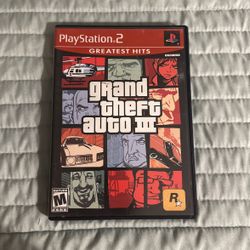 Grand Theft Auto 3 Playstation 2 Game