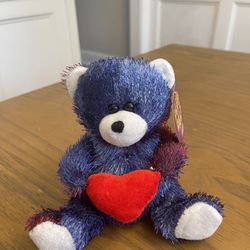 Kawaii Plush Heart bear BMi Merchandise 7" Soft Cute Stuffed Toy w/ tags