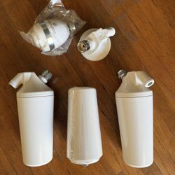 Aquasana x3 shower filters w/ optional showerhead