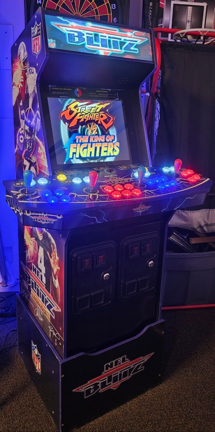 Retro NFL Blitz Arcade1up Cabinet With Over 15,000 Video Games 