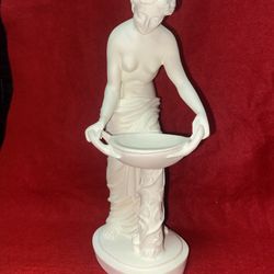 8.75 Inch Alabaster Greek Figurine Imported From Greece (Read Description)