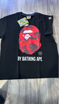 Color Camo by Bathing Ape Tee ‘Black/Red’ Size Small - Brand New
