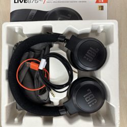 Open Box JBL Live 675NC Wireless True Adaptive Noise-cancelling On-Ear Headphones