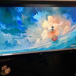 Gaming Monitor And Desk Mount Arm