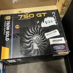 Evga Super Nova 750 Power Supply