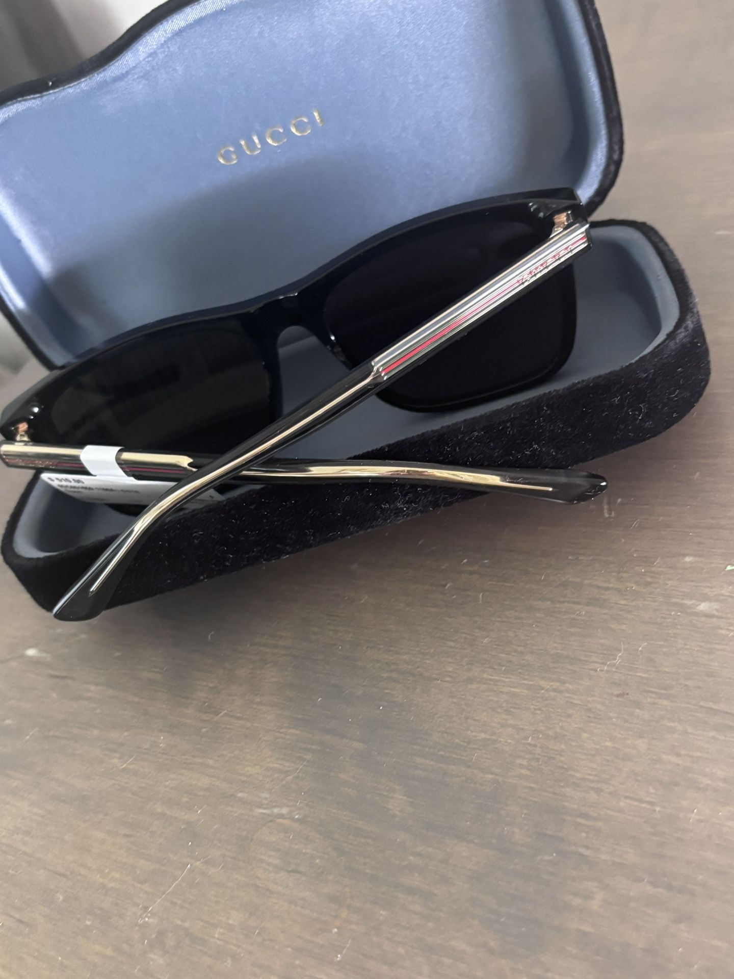 Black Polarized GG Sunglasses