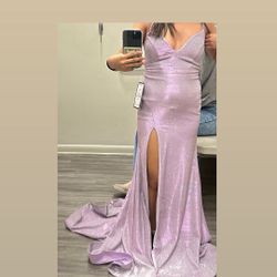 Sparkly Purple Prom Dress 