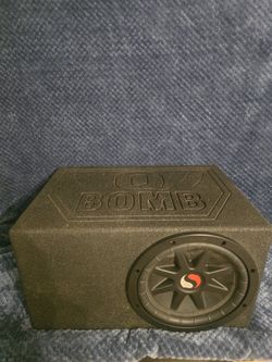 Kicker 10 In Qbomb Ported Box
