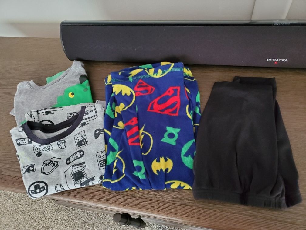 Boys Pj Bottoms, 2 Tops