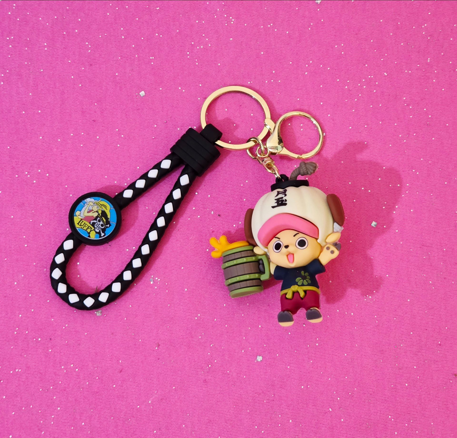 One Piece Tony Tony Chopper Silicone Character Keychain