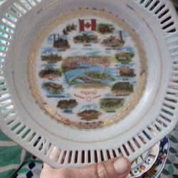Expo 67 Montreal Canada 1967 Worlds Fair Souvenir Plate Ceramic British Anchor


