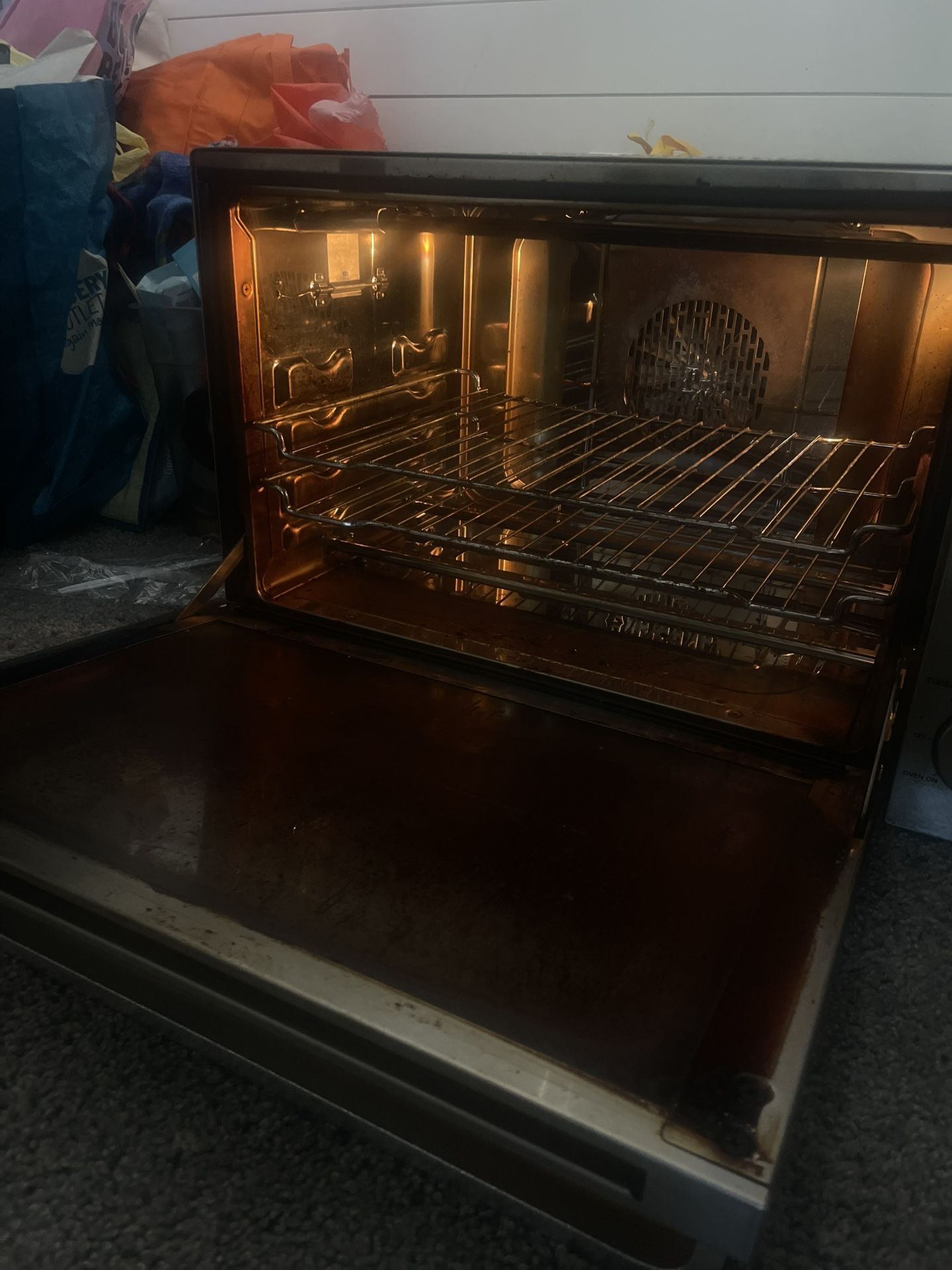 Waring Commercial WCO500X Half Size Pan Convection Oven, 120V, 5-15 Phase Plug, Steel