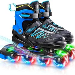 Hiboy Adjustable Inline Skates with All Light up Wheels

