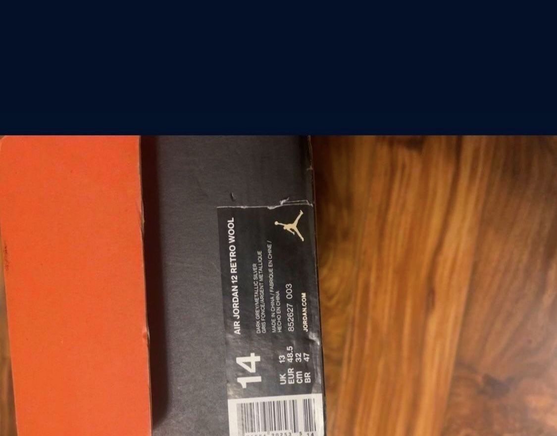 Jordan Retro Will 12s Size 14