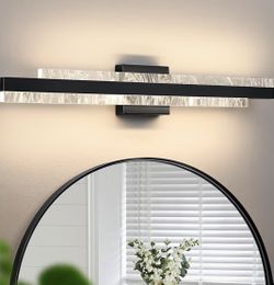 New Matte Black Modern Vanity Light Fixture