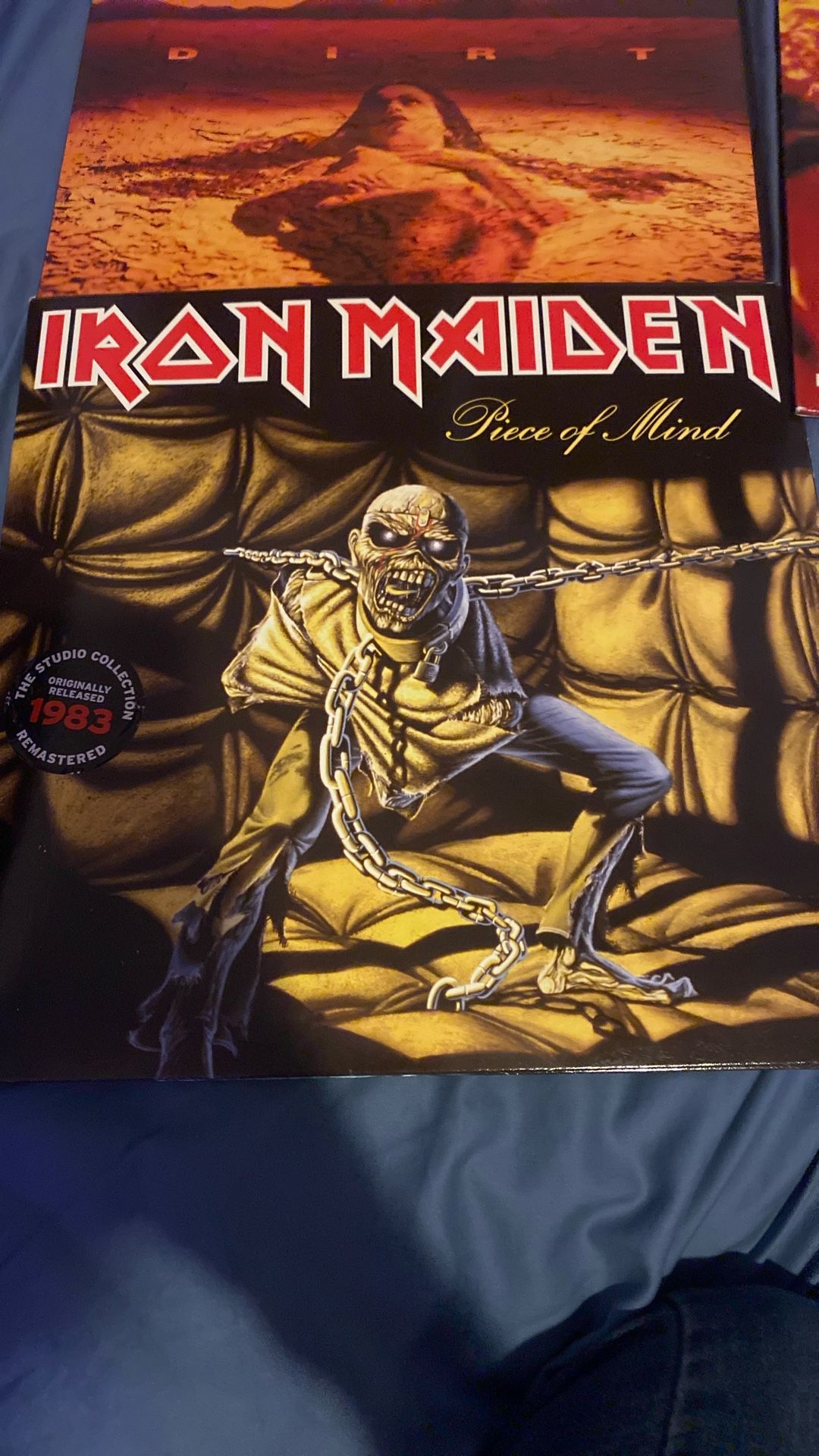 4 Albums 6 LP’s Alice In Chains And Iron Maiden
