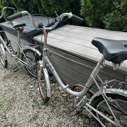 Vintage Unis folding Bikes 