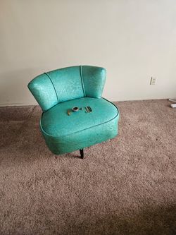 Aqua color chair