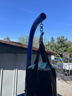 Boxing bag with stand. Boxing equipment