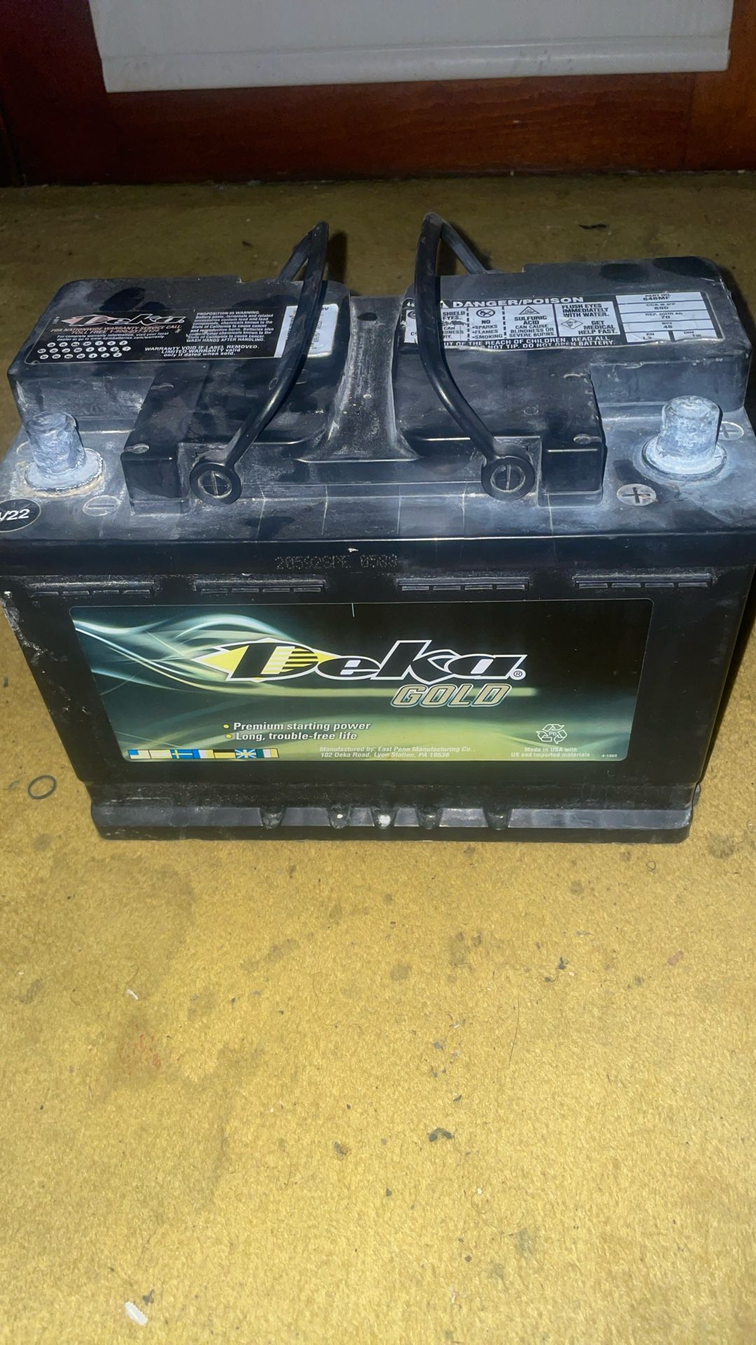Deals Gold Car Battery 